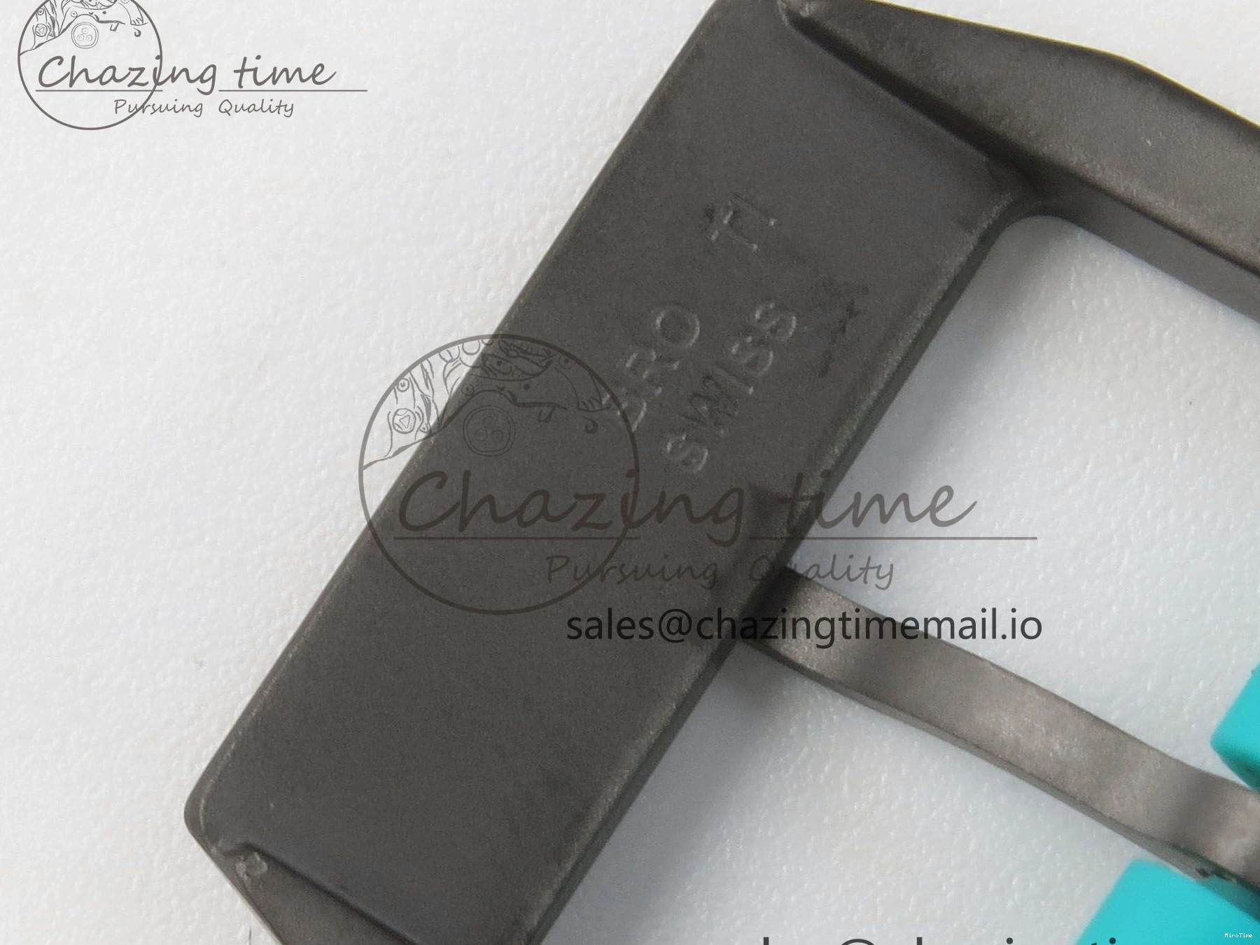 MIROTIME 0102 Pilot Mark XX BLSF 1:1 Best Edition Black Blue Dial on Blue Rubber Strap MIYOTA Sleek 6989